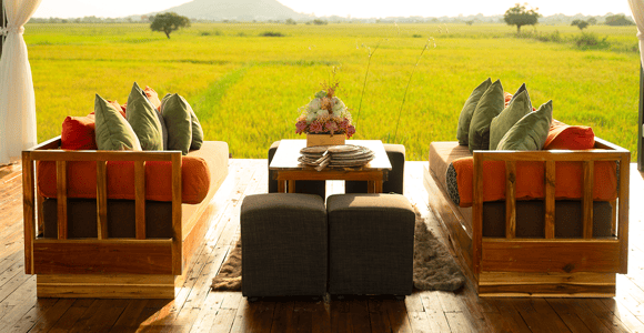 Siem Reap: Sunset Cocktails & Romantic Rice Field Dinner