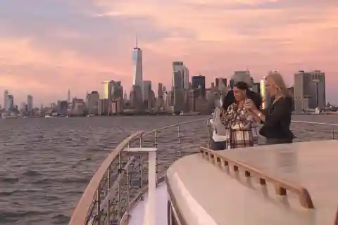 New York City: Yachtcruise ved solnedgang og fuldmåne