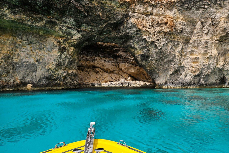 Blue Lagoon:Malta Crystal Lagoon, Comino,Private Speedboat