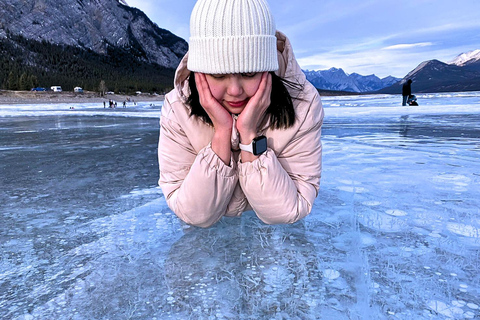 بحيرة أبراهام الفقاعية الجليدية/شلالات سونوابتا وبحيرة بيتو وبحيرة باوبحيرة فقاعات الجليد أبراها