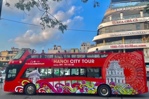 Hanoi: 1 round Hanoi City Hop on Hop off Vietnam Bus Tour Hanoi: 1 round Hanoi City Bus Tour