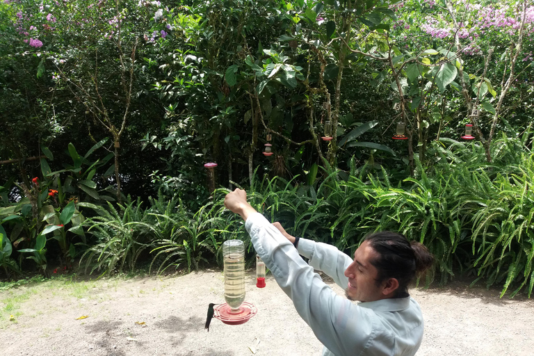 Quito: Waterfall, Hummingbirds, Butterfly Tour, Equator line