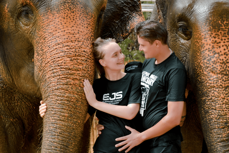 Phuket: Elephant Jungle Sanctuary Feed and Shower