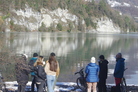 Interlaken: Fietstocht met rivieren, meren en warme chocolademelk