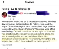 Malta, 3 Städte, Marsaslokk, Blue Grotto, Hagar Qim Tempel - Hizvo
