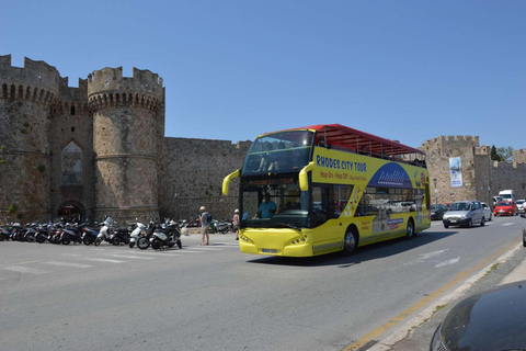 Rhodos: combiticket - Hop-on-hop-off-rondvaart &amp; sightseeingbus