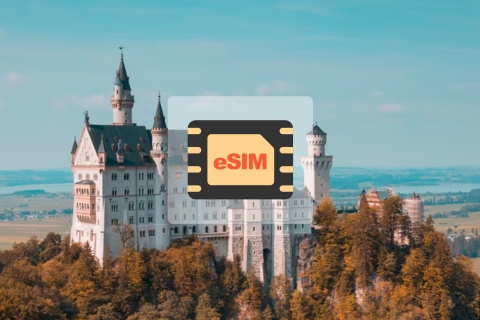 Germany: Europe eSim Mobile Data Plan Daily 300MB/7 Days