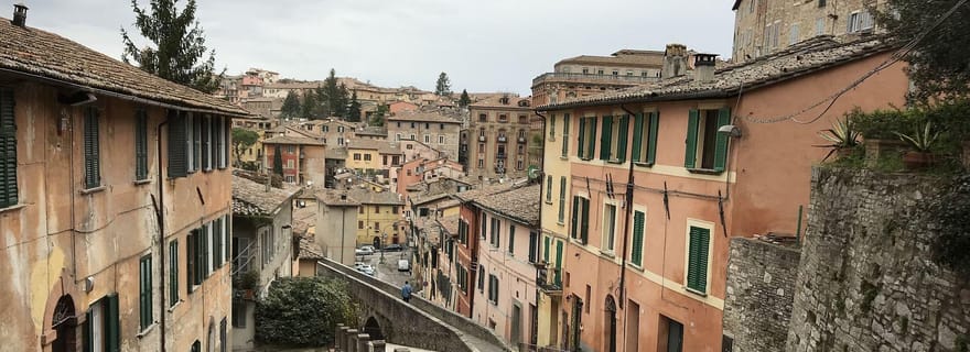 Pérouse : visite guidée privée à pied