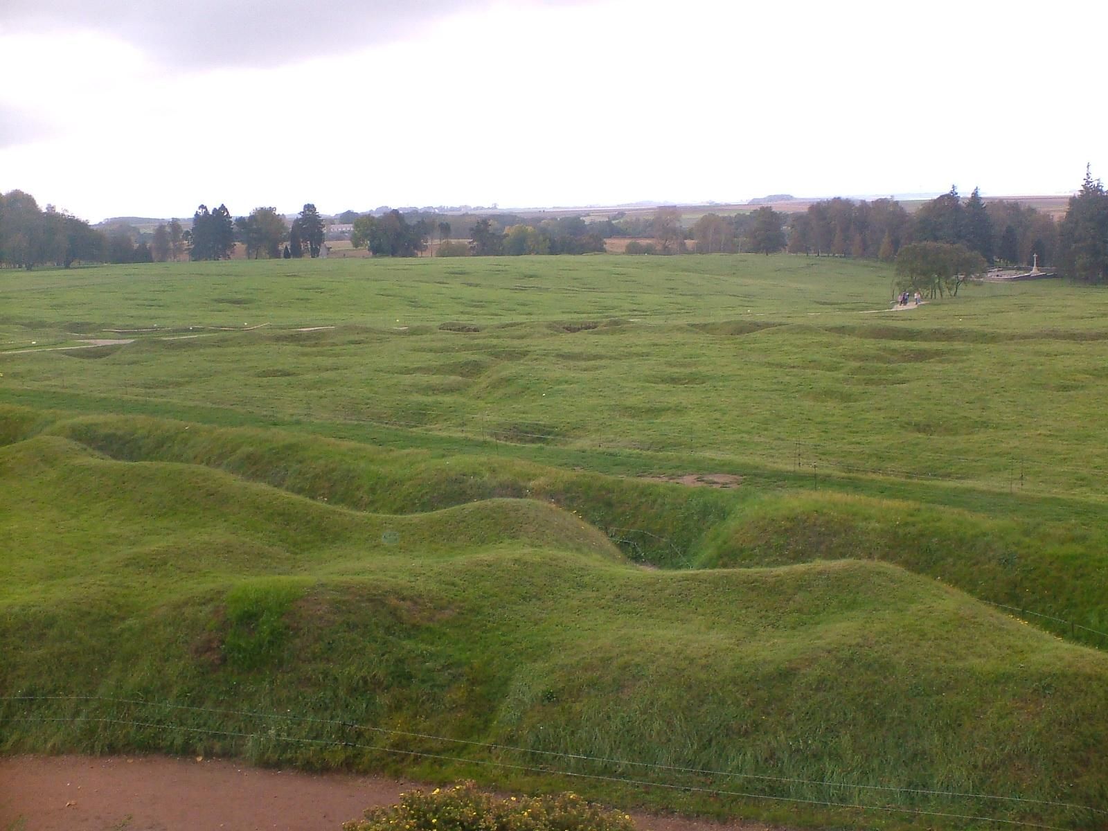 Schlacht an der Somme WWI Schlachtfeld von Amiens