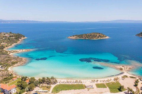 Thessaloniki: Day Trip to the Turquoise Waters of Lagonisi with Beach Bar