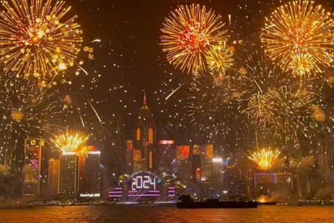 HK New Year’s Eve Countdown Fireworks Display on Dec 31