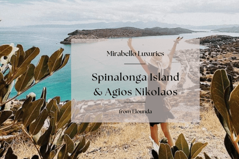 Mirabello with Spinalonga and Agios Nikolaos from EloundaLimo 3-seats Premium Class or SUV Vehicle