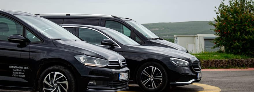 Transfer privato dall'aeroporto di Tivat a Budva