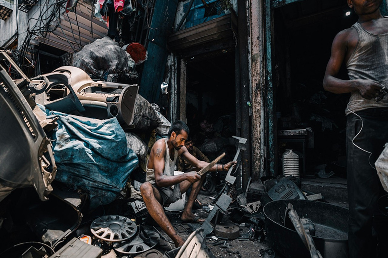 VISITA A PIE AL BARRIO MARGINAL DE DHARAVI