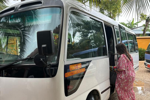 Bus Transfer service from airport to anywhere in Zanzibar