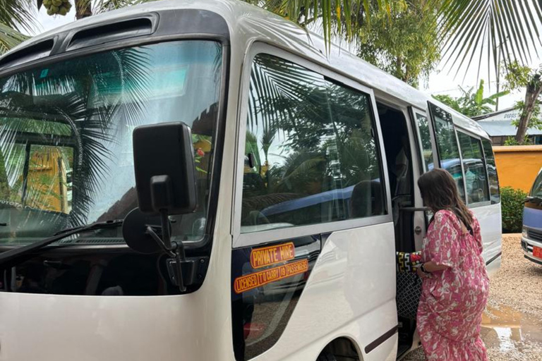 Bus Transfer service from airport to anywhere in Zanzibar