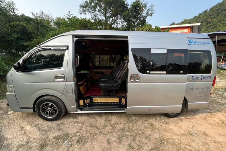 Krabi Aonang:Aonang à koh lanta voiture privée climatisée