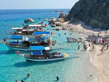 Da Kemer, Antalya, Belek: Tour in barca dell'isola di Adrasan Suluada