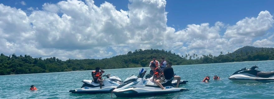 Phuket : excursion en jet-ski sur 7 îles avec déjeuner et transferts