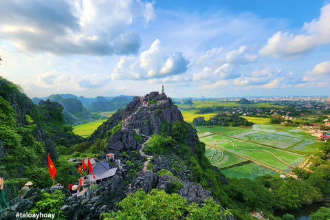 Hanoi: Ninh Binh Day Trip - Trang An, Mua Caves, Bai DinhDeluxe Group Tour for a Maximum 20 People