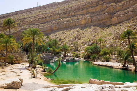 Mascate : visite d&#039;une journée du désert de Wahiba et du Wadi Bani Khalid + déjeuner