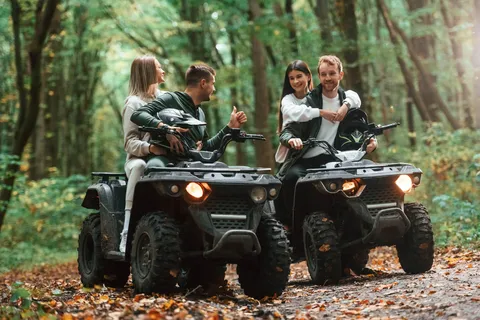 Cancún: Tropische ATV-tour met tokkelbanen en Cenote zwemmen