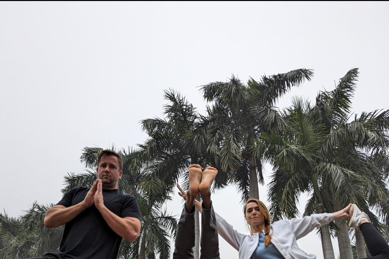 Délhi: Ioga no Lodhi GardenDelhi: Yoga no Lodhi Garden