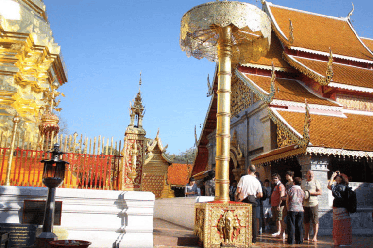 Visite d&#039;une demi-journée du village Hmong, Doi Suthep et Wat Pha Lat