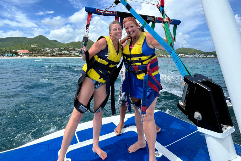 St. Martin: Orient Bay Parasailing Experience