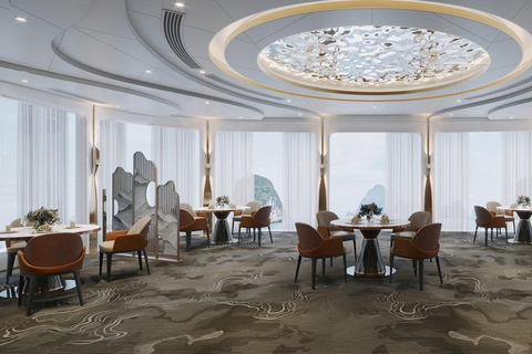 From Hanoi: Ha Long Bay 2-Day Cruise Calista 6 Stars Cruise