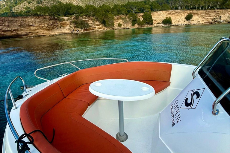 Can Picafort: 2h Private Boat Tour with Swim-Snorkel & Caves Can Picafort: Private Boat Tour 2 h - Höhlen/ Beach