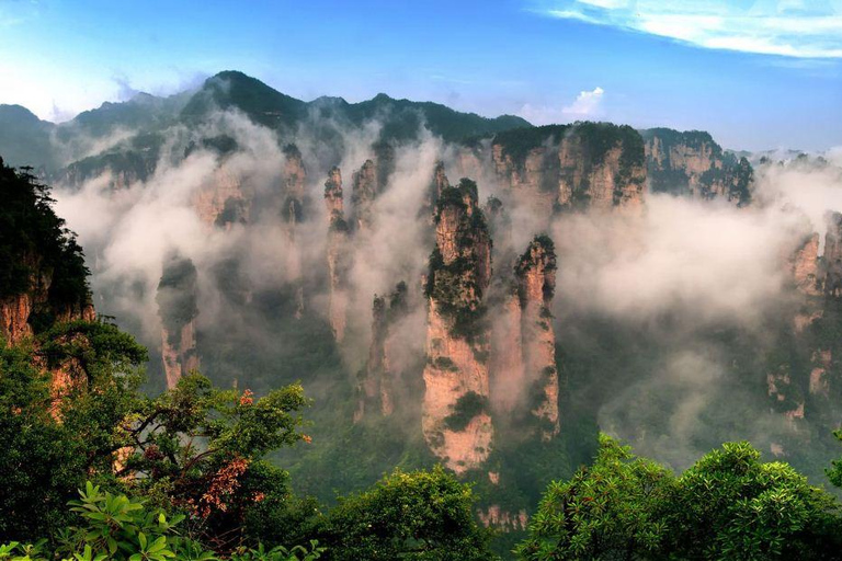 Zhangjiajie: Höjdpunktsresa med glasbro och linbanaUpphämtning från hotell i Zhangjiajie