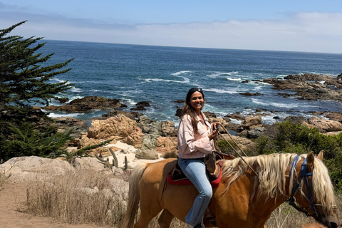 From Santiago: Papudo Lobos Island Boat & Horseback Ride