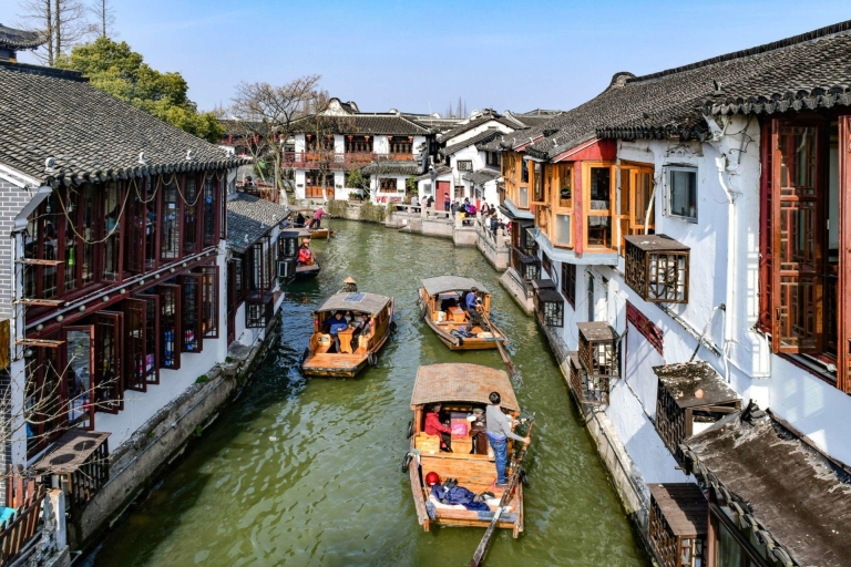 Een dagtour door de Zhujiajiao waterstad vanuit het hotel in Shanghai