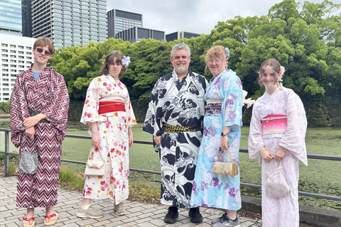 Economical Tokyo Tour by Trains with KIMONO Experience