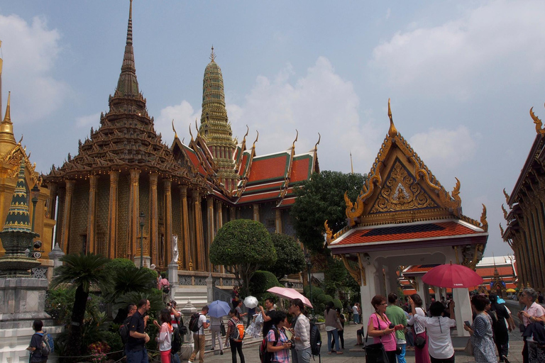 Bangkok: Grand Palace, Wat Pho, Wat Arun Sacred & Local Tour Tha Maharaj