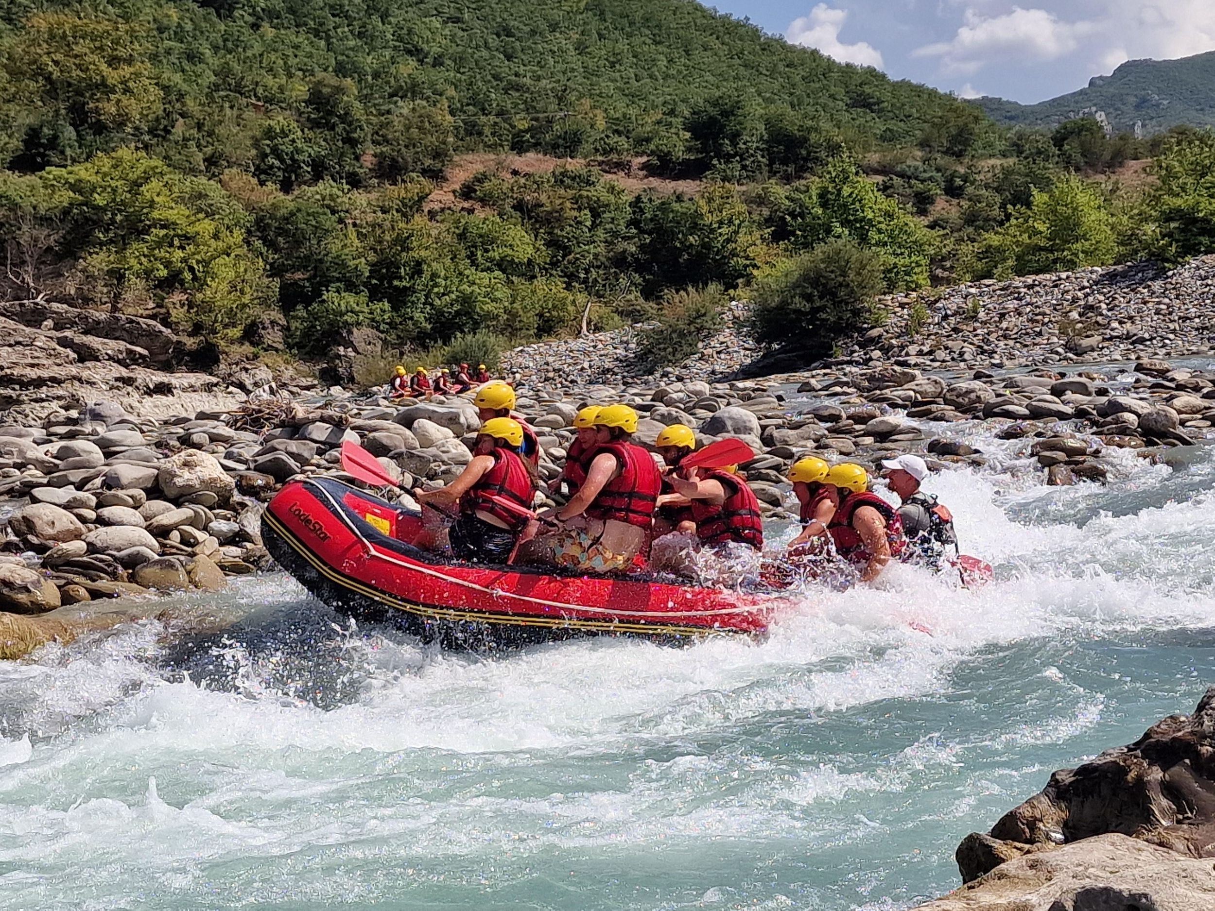 Privates Rafting auf dem Fluss Vjosa mit flexibler Startzeit