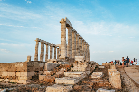 Tour vanuit Athene: Kaap Soenion & Tempel van PoseidonKaap Soenion: zonsondergangsexcursie vanuit Athene - privé