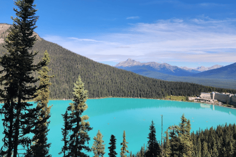 Banff: Experiencia Lago Louise y Cañón Johnston LanzaderaDesde la estación de tren de Banff