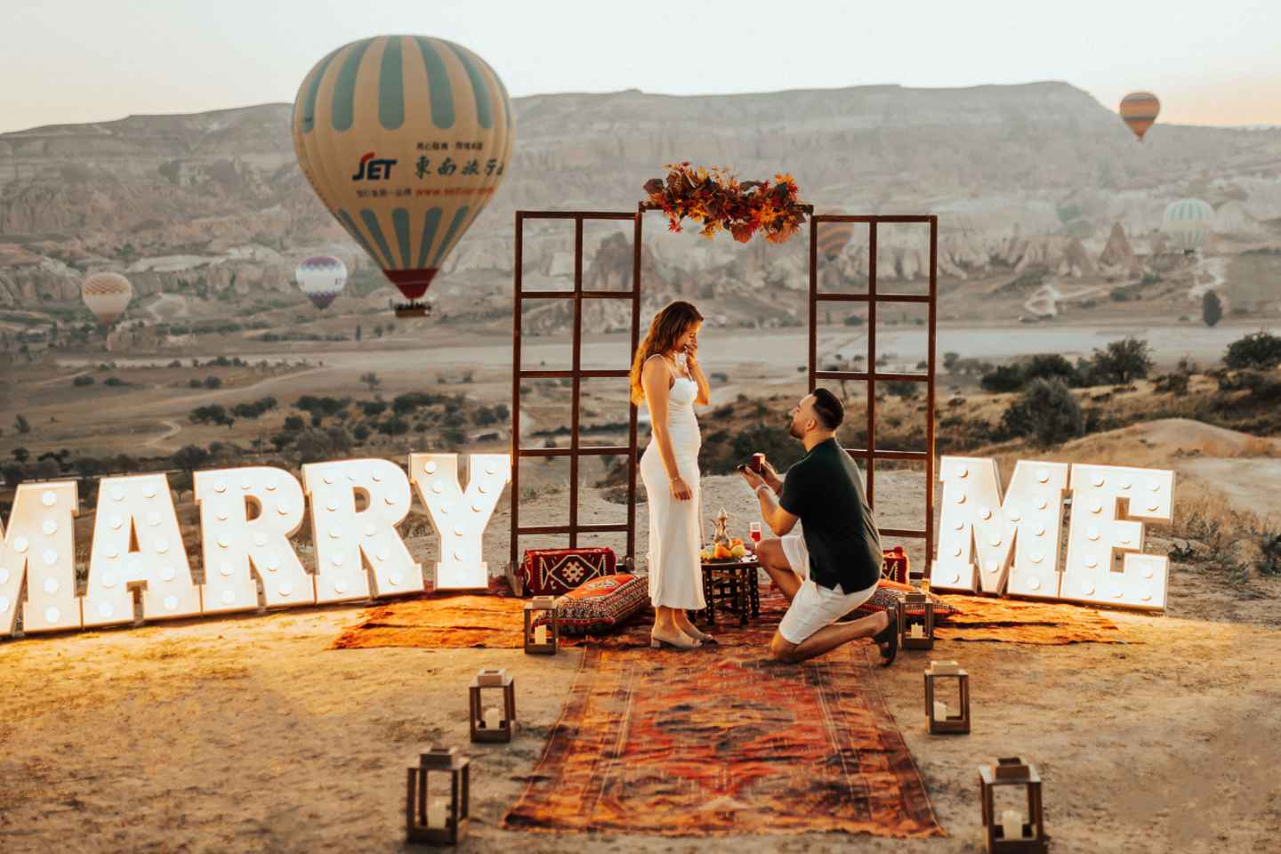 Marriage Proposal Surprise & Engagement in Cappadocia