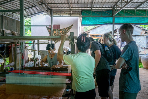 Phnom Penh: Silk Island Bike Tour & Evening Foodie Full-Day Haft Day: Evening Food Tour