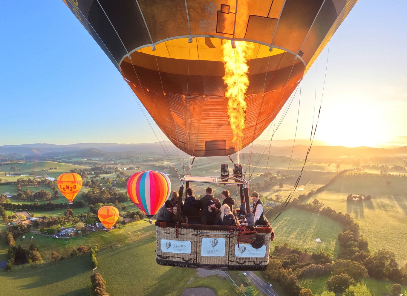 Yarra Valley: Luftballonflyvning og morgenmadsbuffet