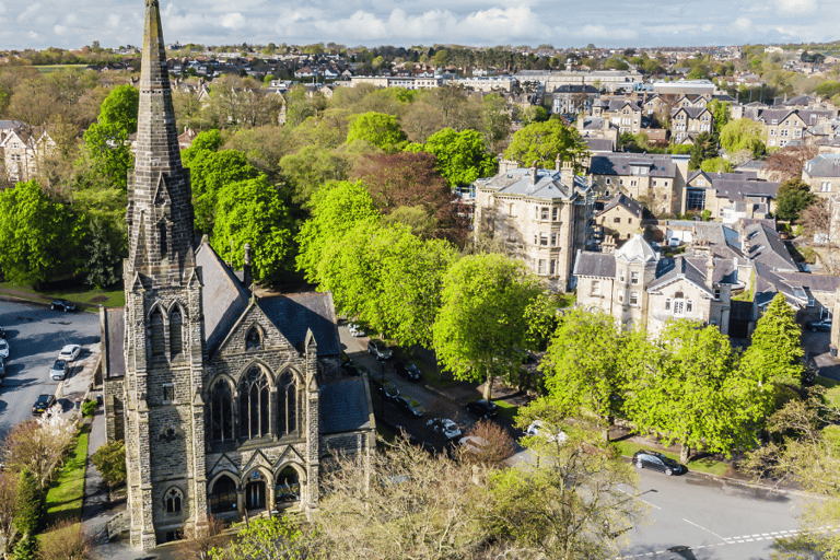 Recorrido en coche por Nidderdale con una APP