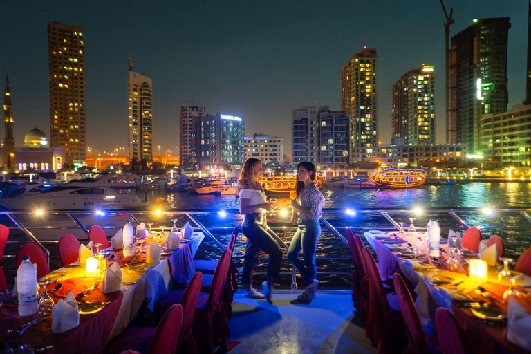 Dubaï : visite panoramique nocturne en bus touristiqueVisite de nuit uniquement