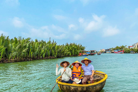 40 Minutos - Paseo en barco por el bosque de Cocoteros de AguaPaseo en barco con traslado al hotel desde Hoi An