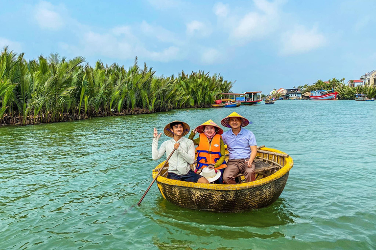 40 Minutos - Paseo en barco por el bosque de Cocoteros de AguaPaseo en barco con traslado al hotel desde Hoi An