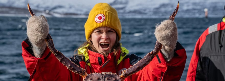 Excursion officielle de pêche au crabe royal à Tromsø