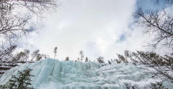 Rovaniemi: Korouoma Canyon Frozen Waterfalls Guided Hike