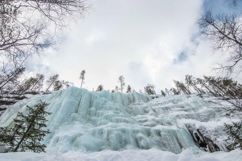 Ab Rovaniemi: Tour durch die Korouoma-Schlucht und die gefrorenen Wasserfälle