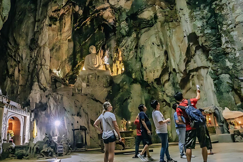 Lady Buddha, Marble Mountains and Am Phu Cave in Da Nang Private Tour & Private transfer & Private Guide